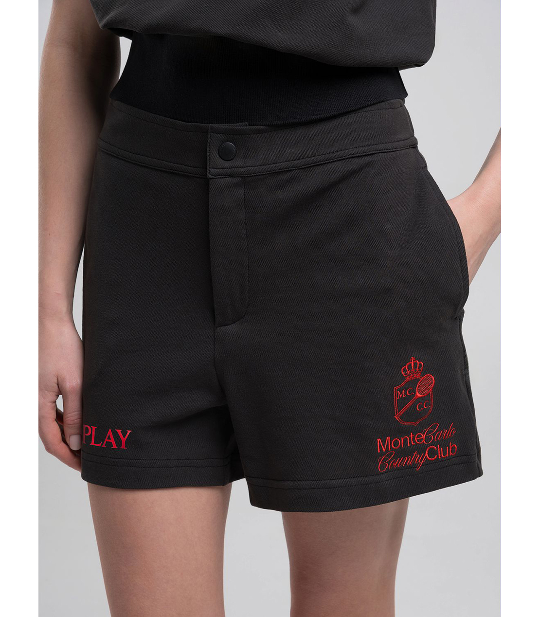 モンテカルロカントリークラブコレクション レギュラーフィットショーツ 詳細画像 ブラック 7